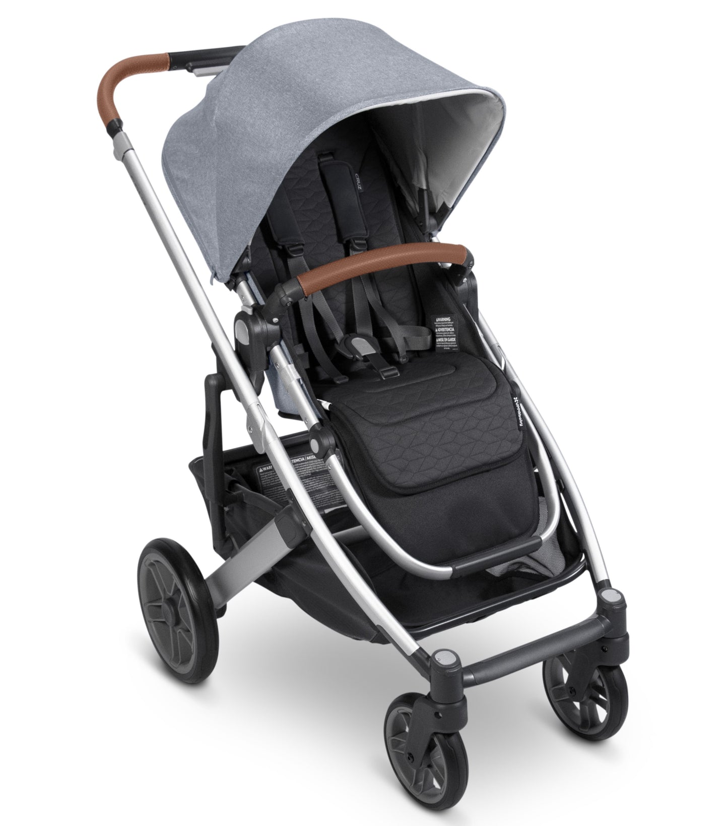 Padded liner adds comfort and protection and keeps your stroller looking clean