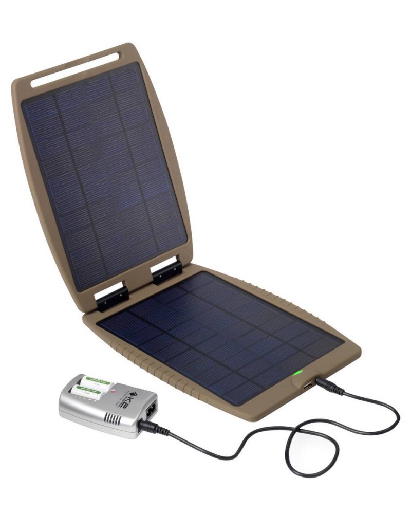 Powertraveller Solargorilla Tactical - Rugged Water Resistant 50V and 20V Solar Panel - Coyote Brown