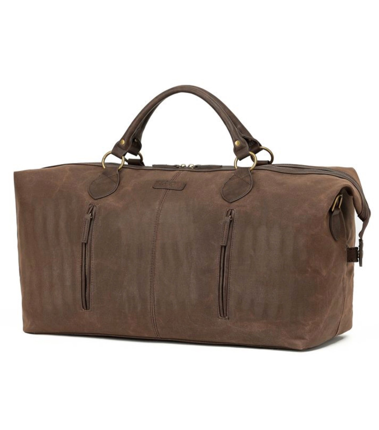 Tosca Waxed Canvas Duffle Bag - Brown