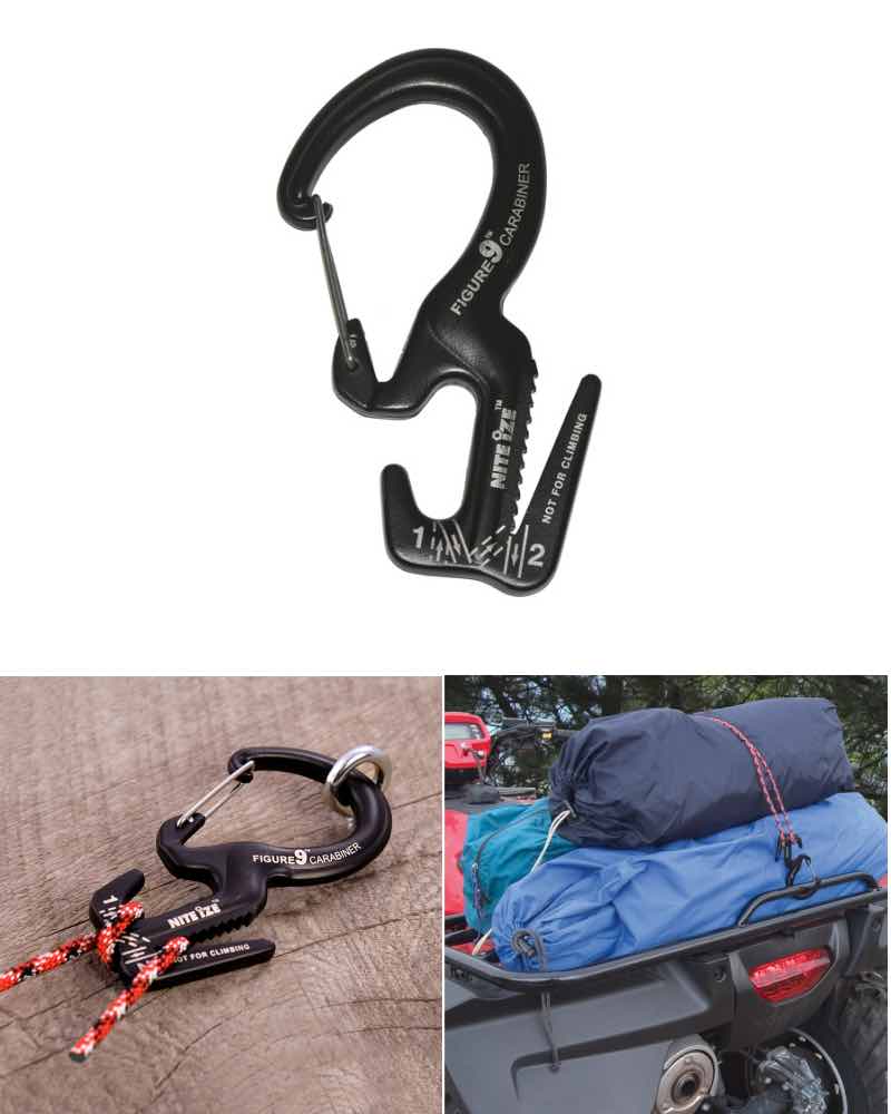 Nite Ize : Figure 9 Carabiner Rope Tightener - Large - Black