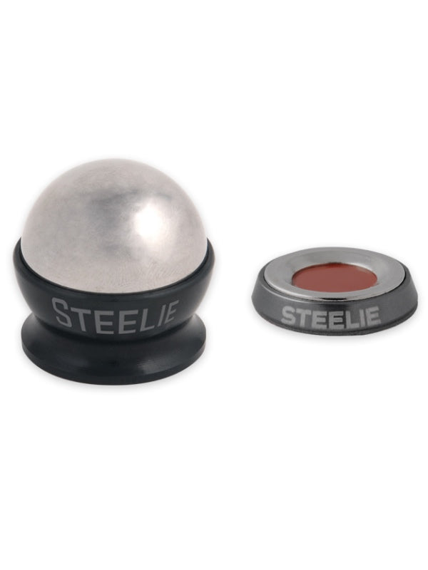 Steelie Magnetic Phone Socket features a powerful neodymium magnet and silicon center to provide a strong grip and smooth glide