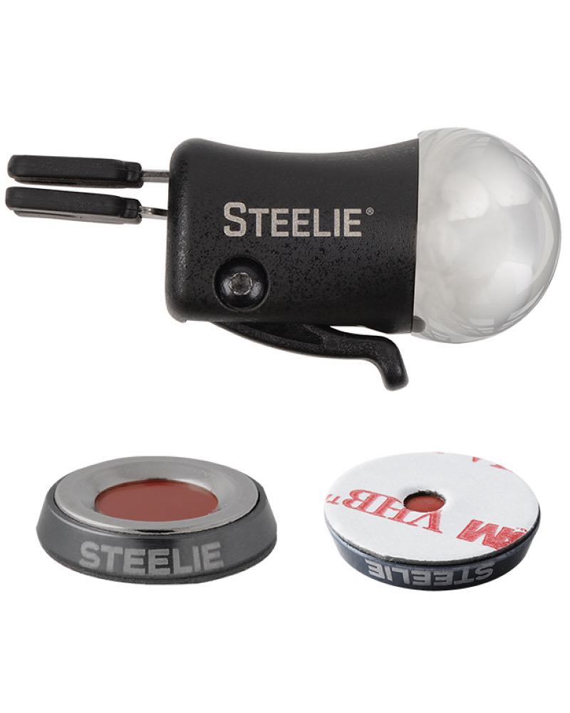 Each Steelie Vent Mount Kit includes one Steelie Vent Ball Mount, one Steelie Magnetic Phone Socket with 3M VHB adhesive, and installation kit