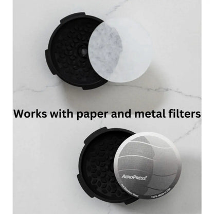 Compatible with AeroPress metal and paper filters