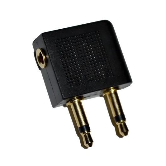 Airline Headphone Adaptor : Gold Plated