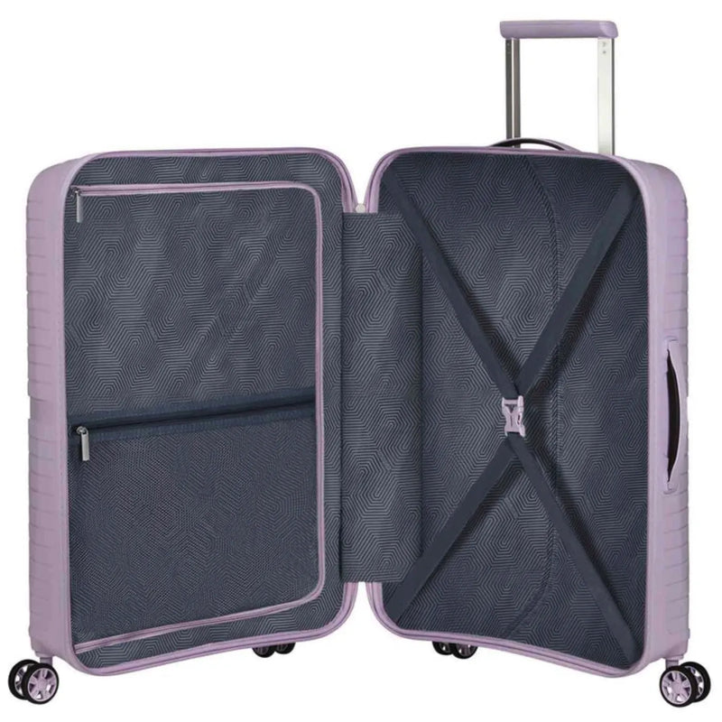 american tourister comet purple laptop backpack American Tourister Airconic Polypropylene Spinner 67cm – Travel Universe