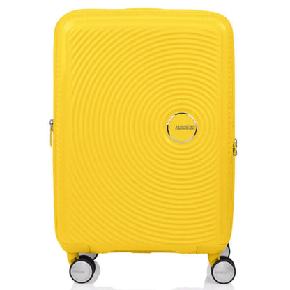 American Tourister Curio 2 - 55 cm Carry-On Spinner Luggage - Golden Yellow