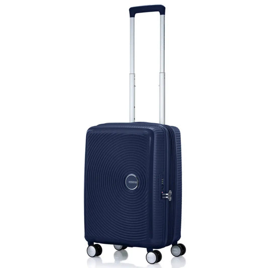 American Tourister Curio 2 - 55 cm Expandable Carry-On Suitcase - Arctic Navy