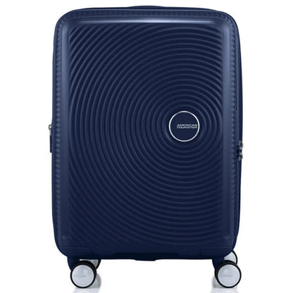 American Tourister Curio 2 55 cm Expandable Carry On Suitcase Arctic Navy