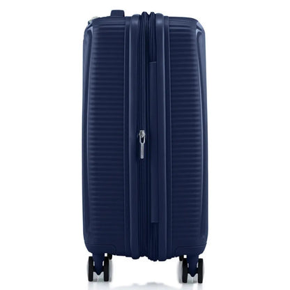 American Tourister Curio 2 55 cm Expandable Carry On Suitcase Arctic Navy