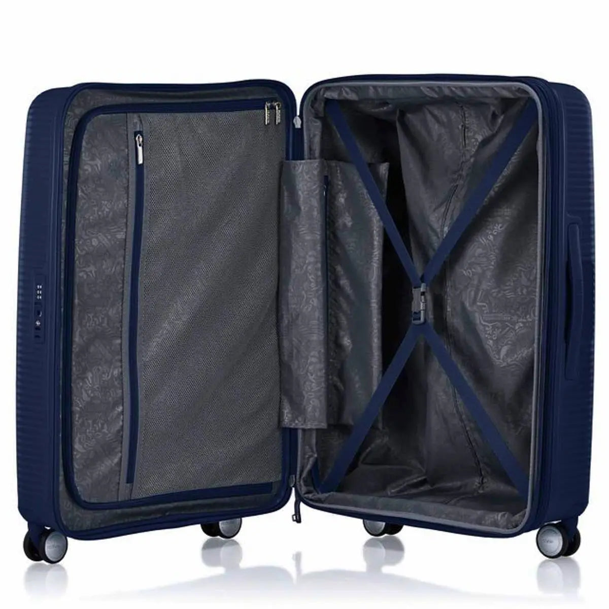 American Tourister Curio 2 69 cm Expandable Spinner Suitcase Arctic Navy