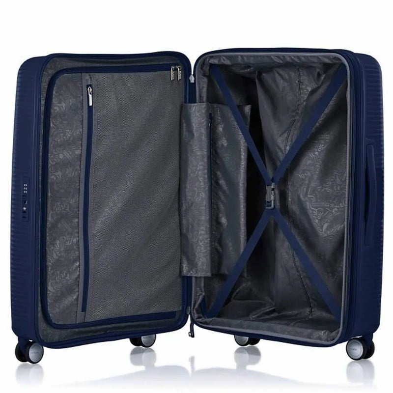 American Tourister Curio 2 69 cm Expandable Spinner Suitcase Arctic Navy