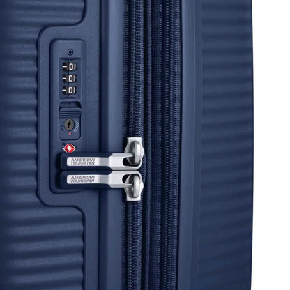 American Tourister Curio 2 69 cm Expandable Spinner Suitcase Arctic Navy