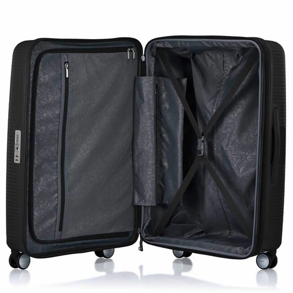 American Tourister Curio 2 69 cm Expandable Spinner Suitcase Black