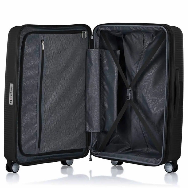 American Tourister Curio 2 69 cm Expandable Spinner Suitcase Black