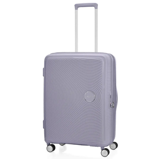 American Tourister Curio 2 - 69 cm Expandable Spinner Suitcase - Hushed Orchid / Glow