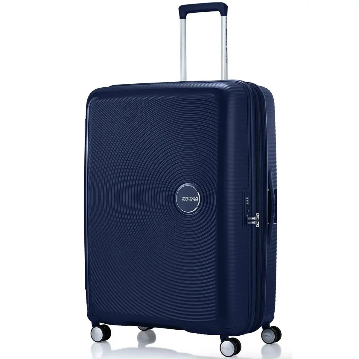 American Tourister Curio 2 80 cm Expandable Spinner Suitcase Arctic Navy
