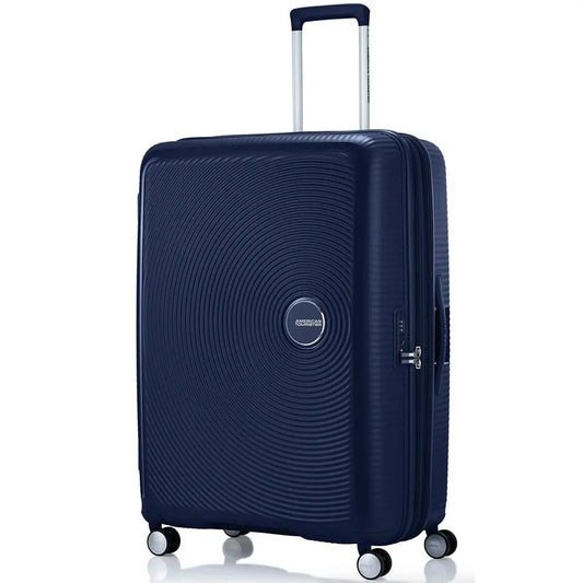 American Tourister Curio 2 80 cm Expandable Spinner Suitcase Arctic Navy