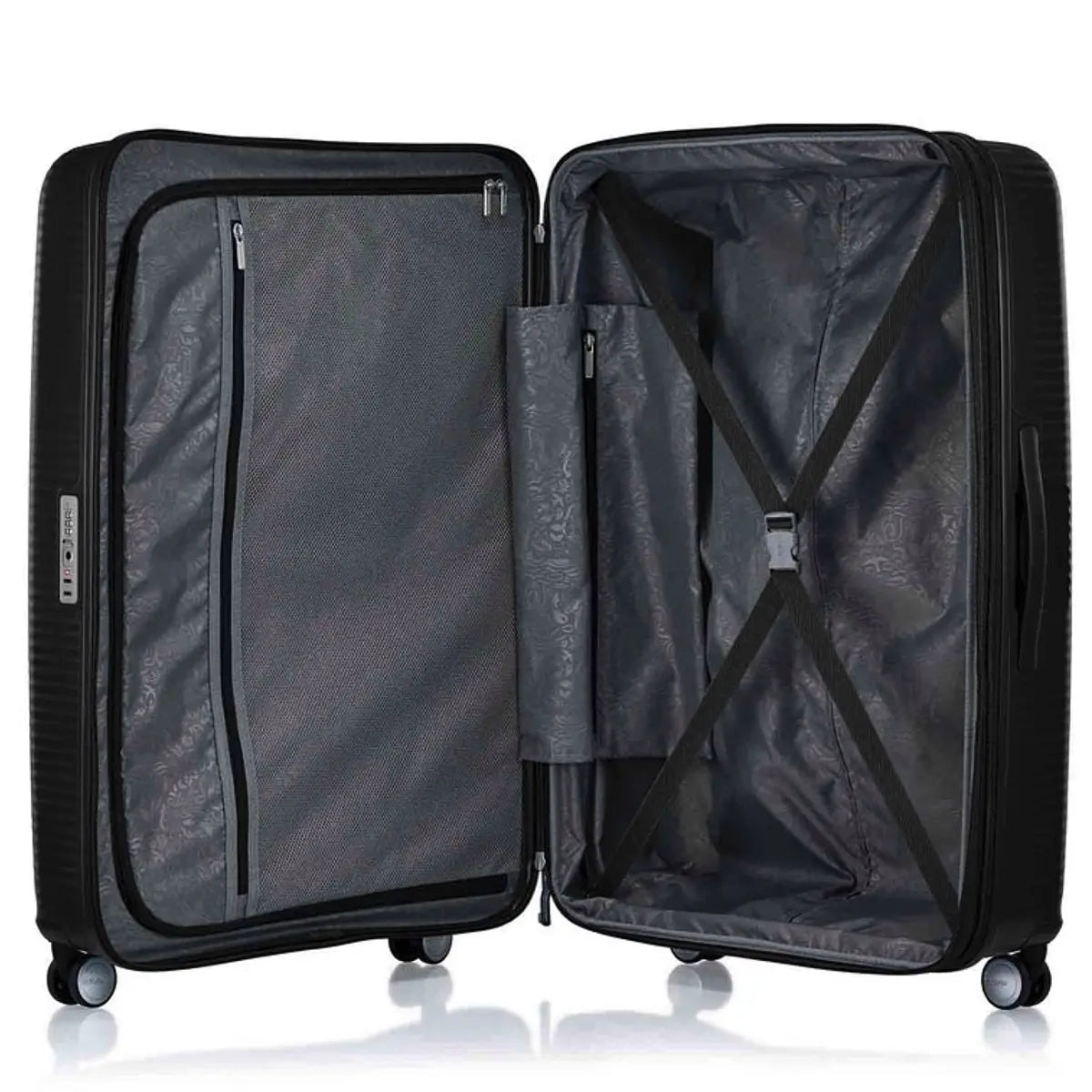 American Tourister Curio 2 80 cm Expandable Spinner Suitcase Arctic Navy