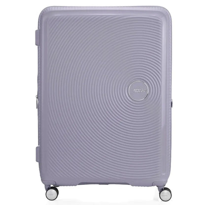 American Tourister Curio 2 - 80 cm Expandable Spinner Suitcase - Hushed Orchid / Glow