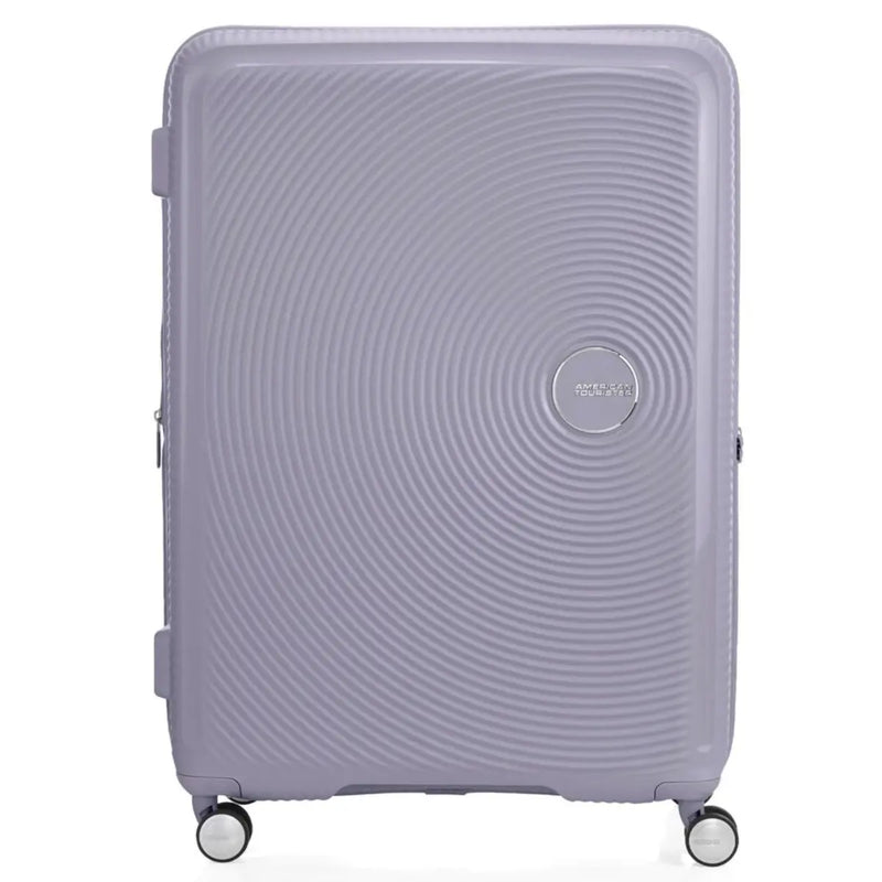 American Tourister Curio 2 - 80 cm Expandable Spinner Suitcase - Hushed Orchid / Glow
