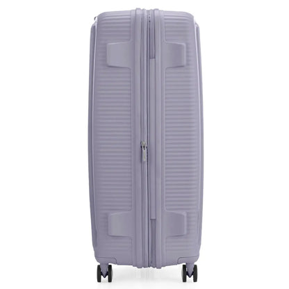 American Tourister Curio 2 - 80 cm Expandable Spinner Suitcase - Hushed Orchid / Glow