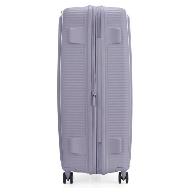 American Tourister Curio 2 - 80 cm Expandable Spinner Suitcase - Hushed Orchid / Glow