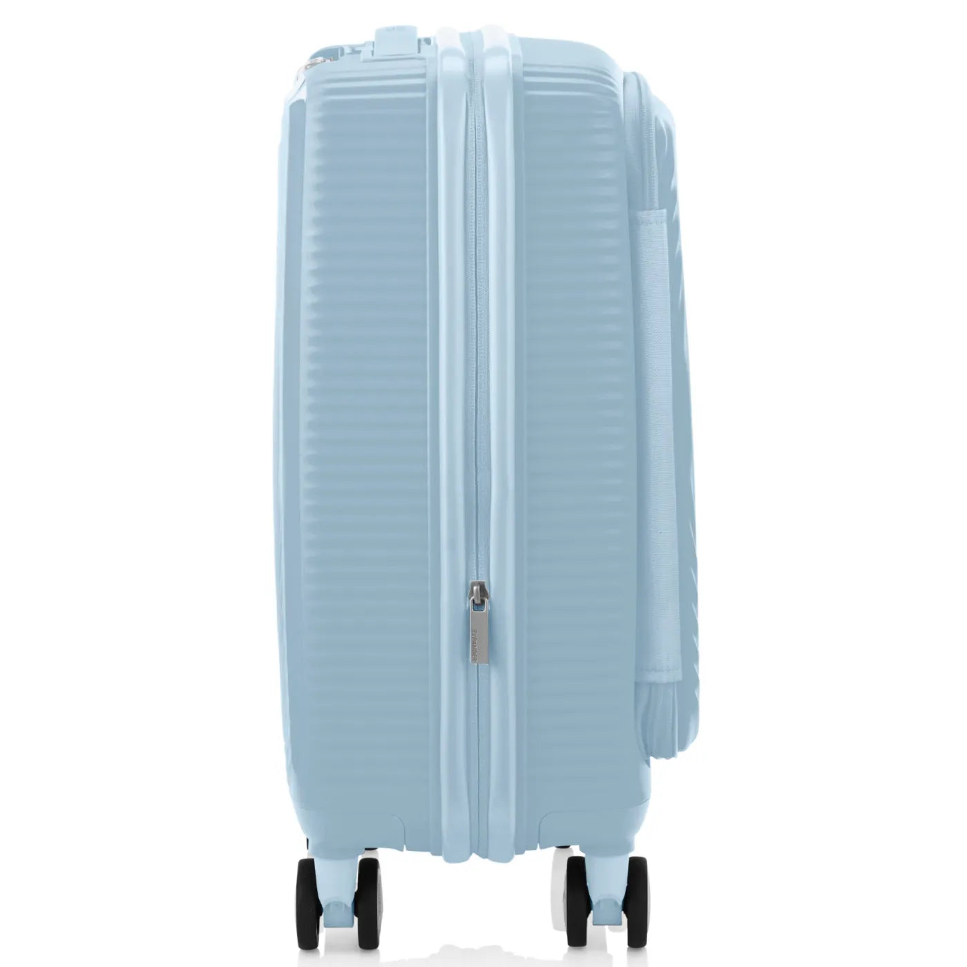 American Tourister Curio Book Opening 55 cm Expandable Carry-On Suitcase - Summit Blue