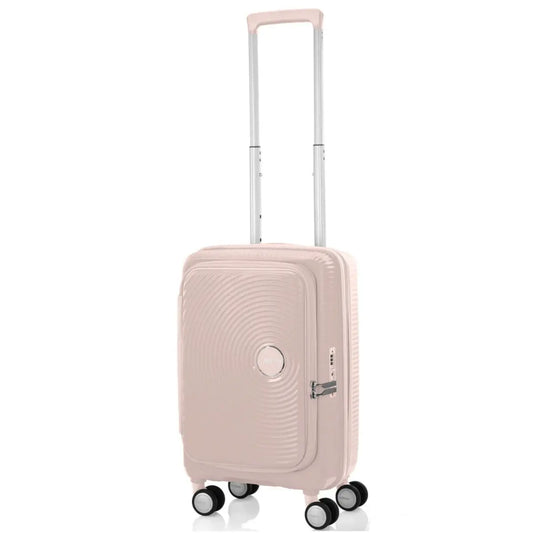 American Tourister Curio Book Opening 55 cm Expandable Carry-On Suitcase - Dusty Pink
