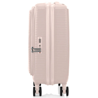American Tourister Curio Book Opening 55 cm Expandable Carry-On Suitcase - Dusty Pink
