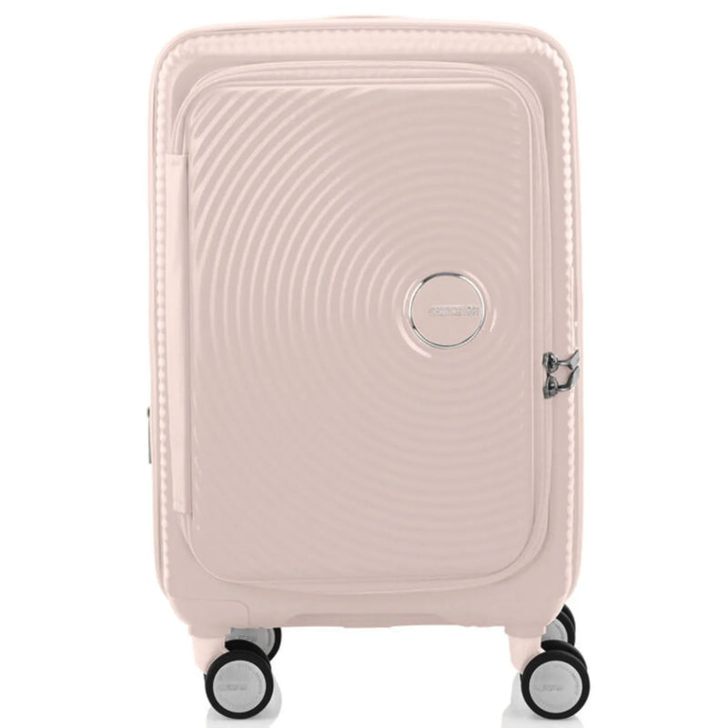 American Tourister Curio Book Opening 55 cm Expandable Carry-On Suitcase - Dusty Pink
