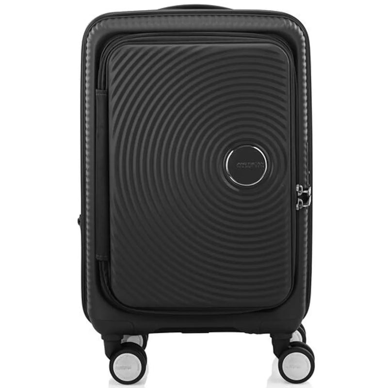 American Tourister Curio Book Opening 55 cm Carry-On Spinner Luggage - Black