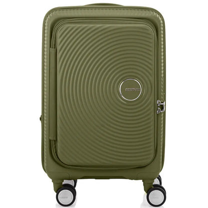 American Tourister Curio Book Opening 55 cm Carry-On Spinner Luggage - Khaki