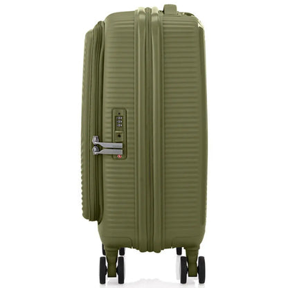 Recessed combination lock with TSA