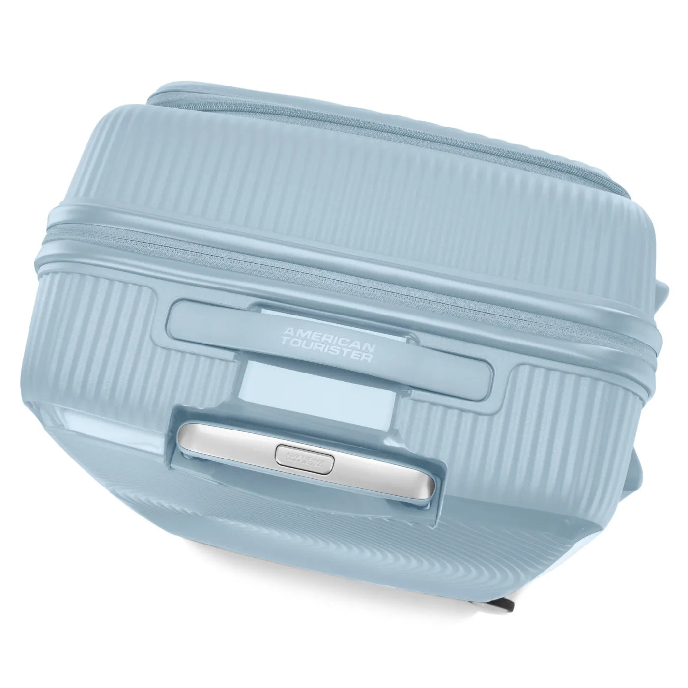 American Tourister Curio Book Opening 68 cm Expandable Spinner Suitcase - Summit Blue