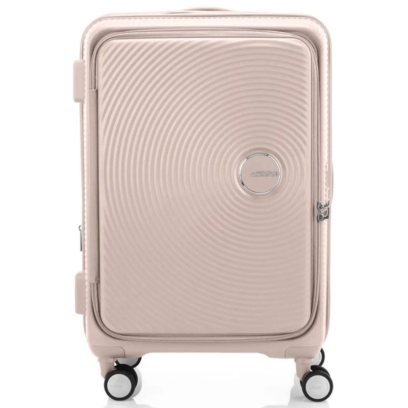 American Tourister Curio Book Opening 68 cm Expandable Spinner Suitcase - Dusty Pink