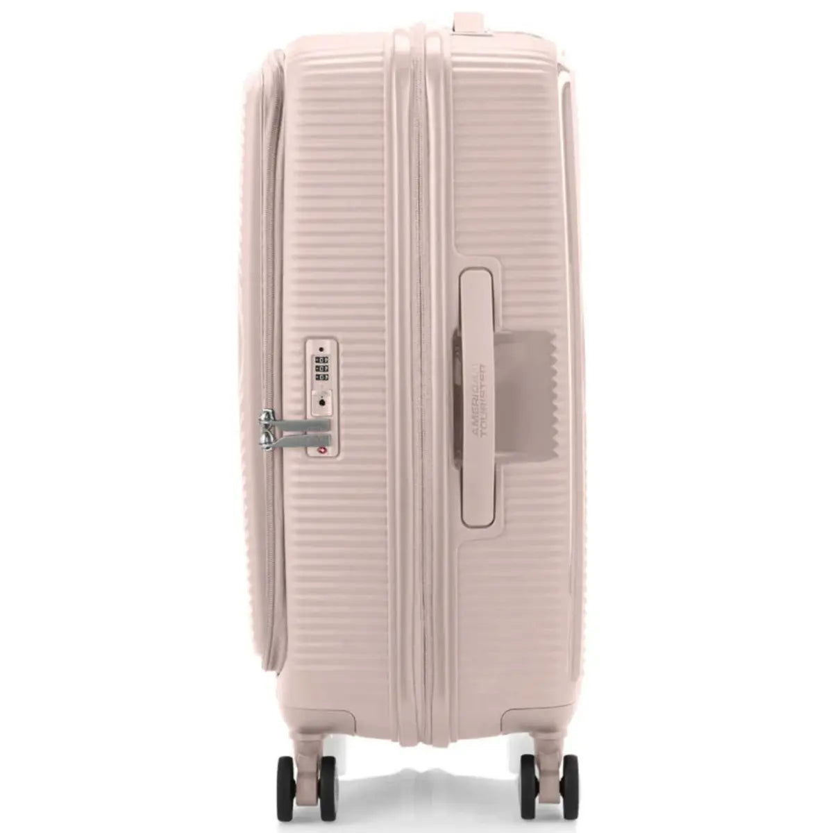 American Tourister Curio Book Opening 68 cm Expandable Spinner Suitcase - Dusty Pink