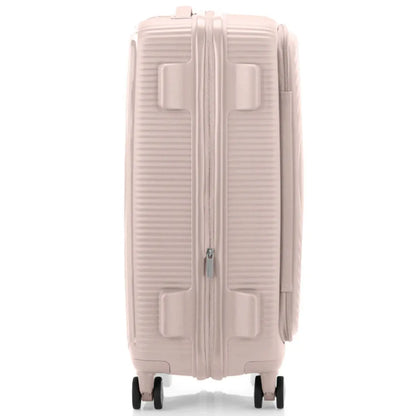 American Tourister Curio Book Opening 68 cm Expandable Spinner Suitcase - Dusty Pink