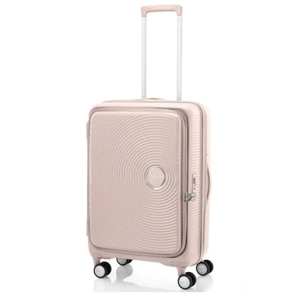 American Tourister Curio Book Opening 68 cm Expandable Spinner Suitcase - Dusty Pink