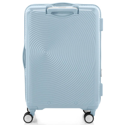 American Tourister Curio Book Opening 68 cm Expandable Spinner Suitcase - Summit Blue