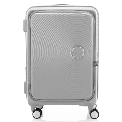 American Tourister Curio Book Opening 68 cm Spinner Suitcase - Cool Grey