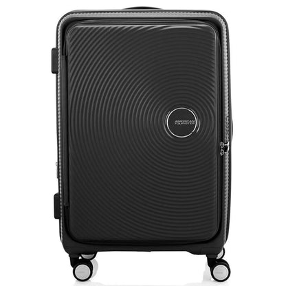 American Tourister Curio Book Opening 75 cm Spinner Luggage - Black