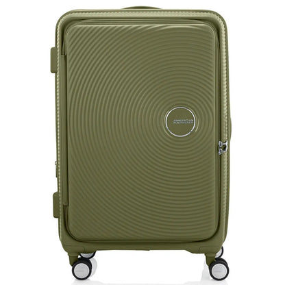 American Tourister Curio Book Opening 75 cm Spinner Luggage - Khaki