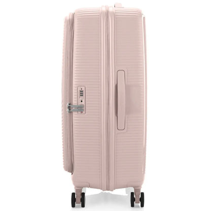 American Tourister Curio Book Opening 75 cm Expandable Spinner Suitcase - Dusty Pink