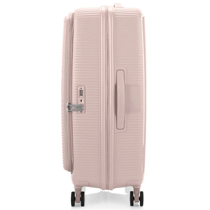American Tourister Curio Book Opening 75 cm Expandable Spinner Suitcase - Dusty Pink
