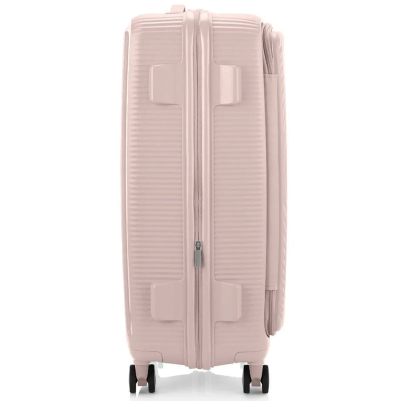 American Tourister Curio Book Opening 75 cm Expandable Spinner Suitcase - Dusty Pink