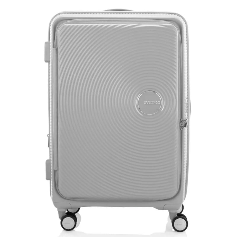 American Tourister Curio Book Opening 75 cm Spinner Suitcase - Cool Grey
