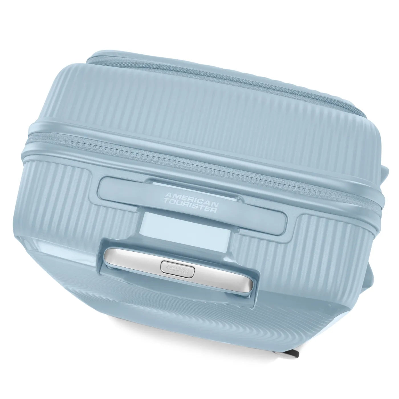 American Tourister Curio Book Opening 75 cm Expandable Spinner Suitcase - Summit Blue