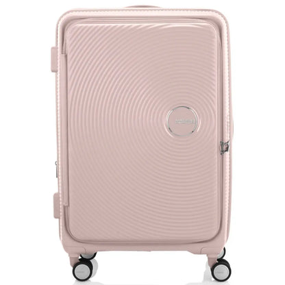 American Tourister Curio Book Opening 75 cm Expandable Spinner Suitcase - Dusty Pink