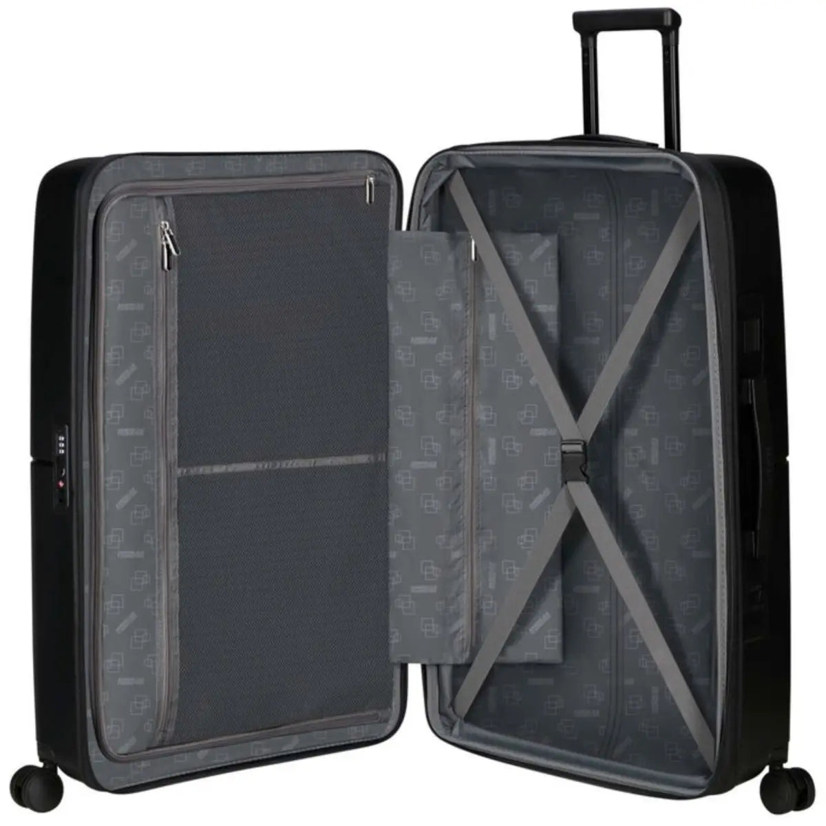 American Tourister Dashpop 77 cm Expandable Spinner Suitcase - True Black