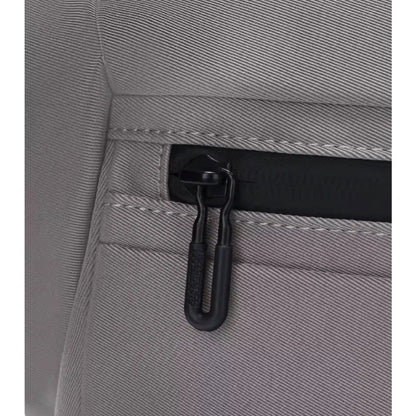Quick access front zip pocket